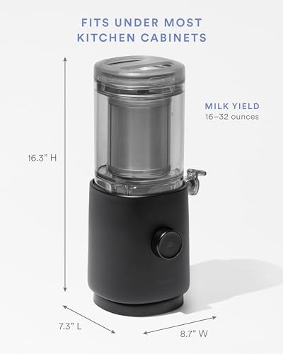 Nama M1 Plant Milk Maker – Homemade Oat, Seed, & Nut Milk Maker Machine – Smooth, Creamy Texture Barista Quality Milk in Minutes – Blends & Strains in One Container – Easy to Clean - Image 4