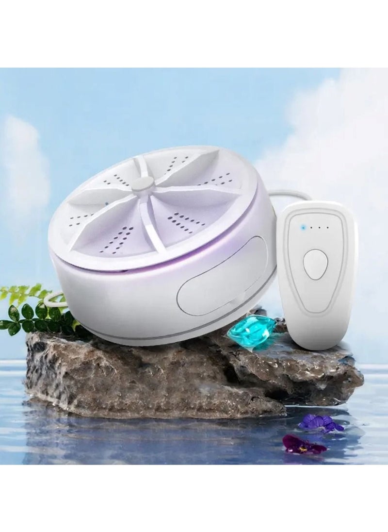 Huitich Portable Ultrasonic Washing Machine with Remote Control  - Image 1