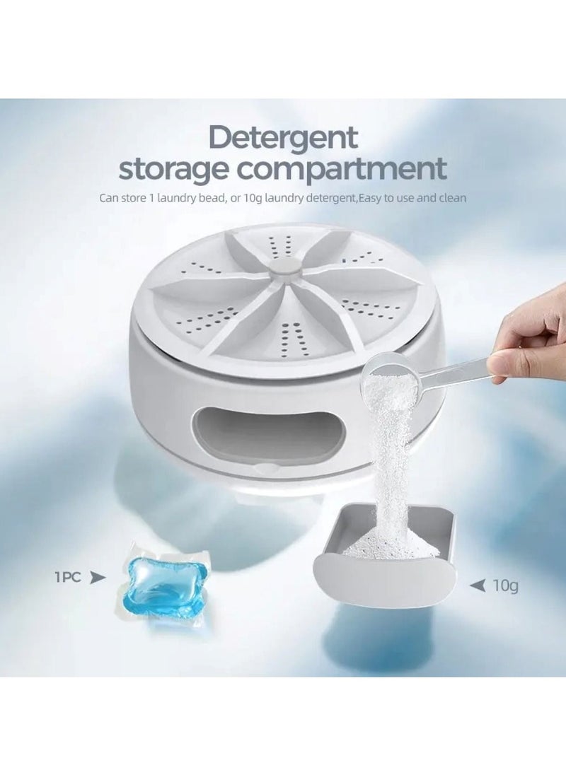 Huitich Portable Ultrasonic Washing Machine with Remote Control  - Image 4