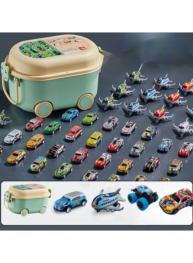 44 Pack Mini Pull Back Cars for Kids Ages- BPA-Free Vehicles for Kids 3-6Y, Classroom Activity Toys, Group Play & Skill Developmen  - Image 1