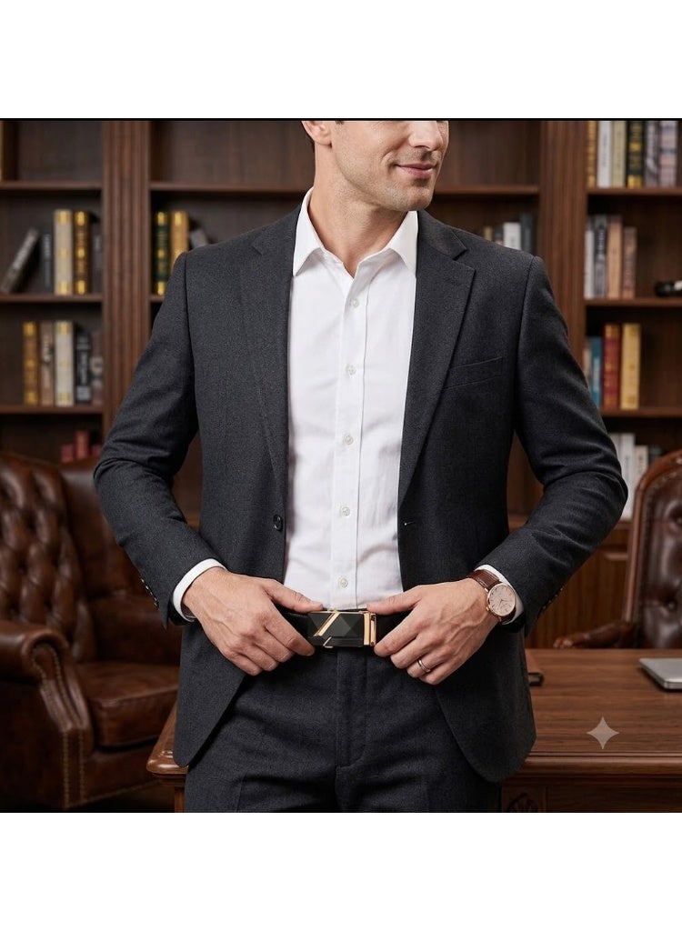 Imported exquisite men's belt buckle, made of durable, high-quality metal, can be attached and removed with all types of belts - Image 3