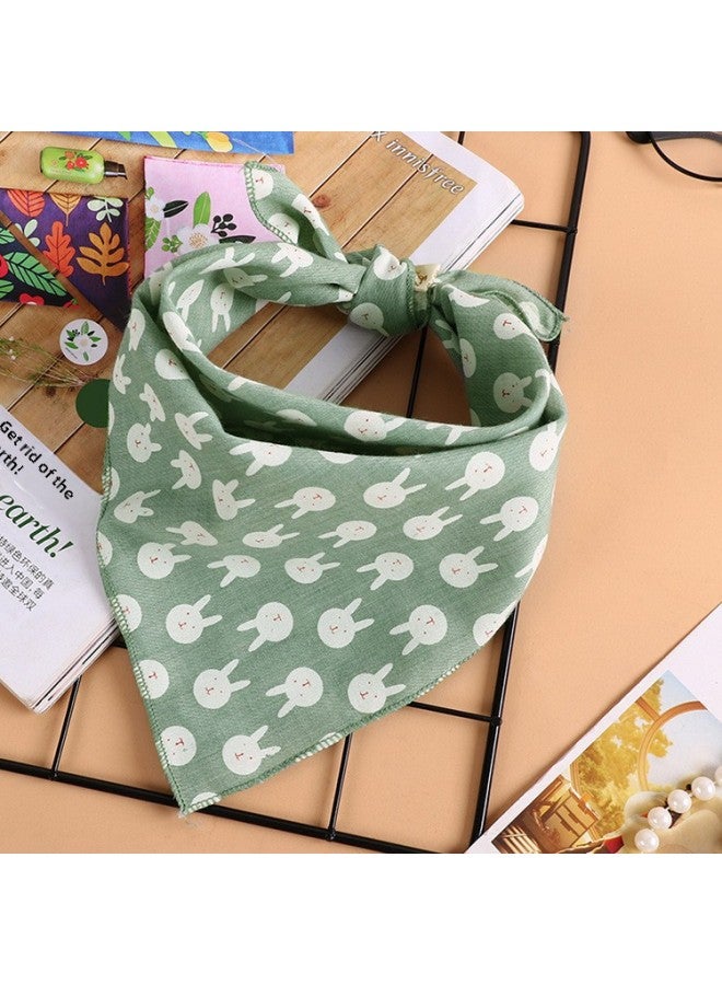 Of Polka Dot Printing Children's Small Square Scarf Boys And Girls Baby Scarf  Pet Scarf