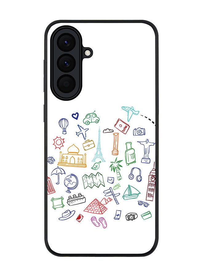 Stylizedd For Samsung Galaxy A57 Case,Slim fit Camera Protection, Shockproof Thin Phone cover  - Traveler - Image 1