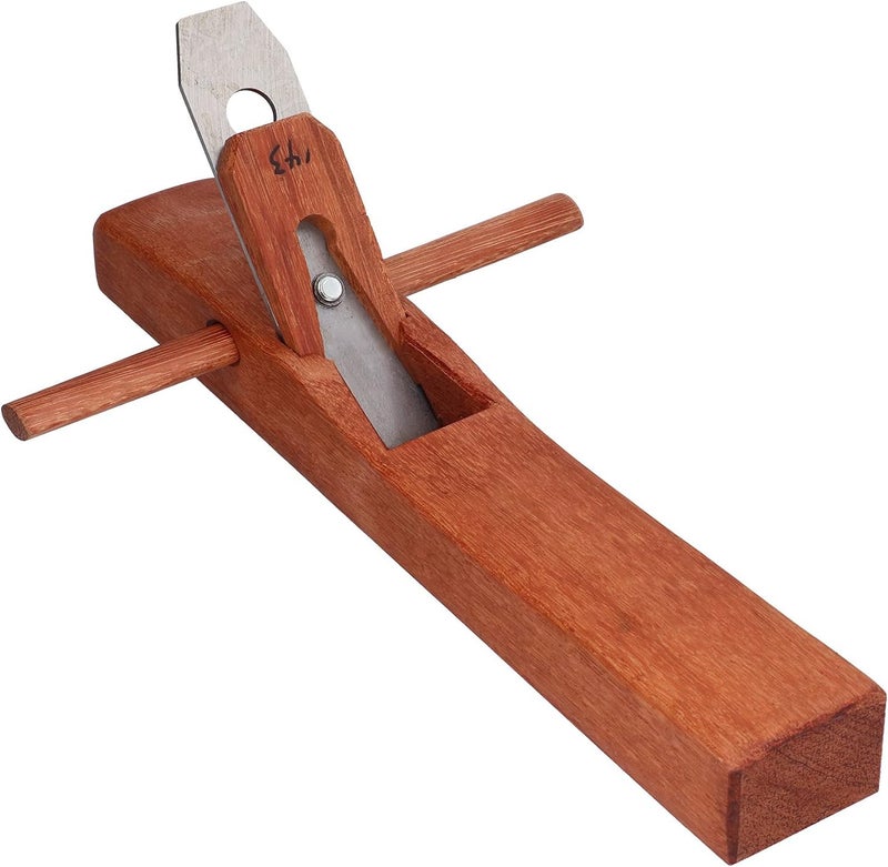 Sorandy Woodworking Plane, Hand Planer, Woodcraft Tool, with Teak Body & Manganese Steel 7.2in Cutter Head for Wood Planing Trimming DIY Carpentry (400) - Image 1