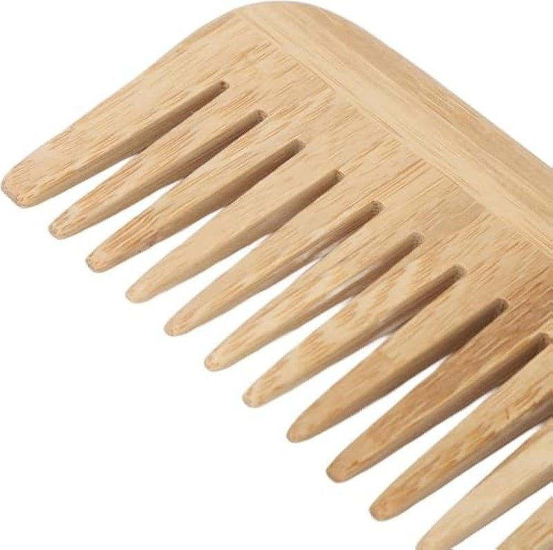 3 PCS Wide Tooth Comb Set – Handless Hair Combs for Curly, Wet & Dry Hair, Detangling & Styling Combs, Anti-Breakage and Gentle on Scalp, Lightweight & Durable - Image 2