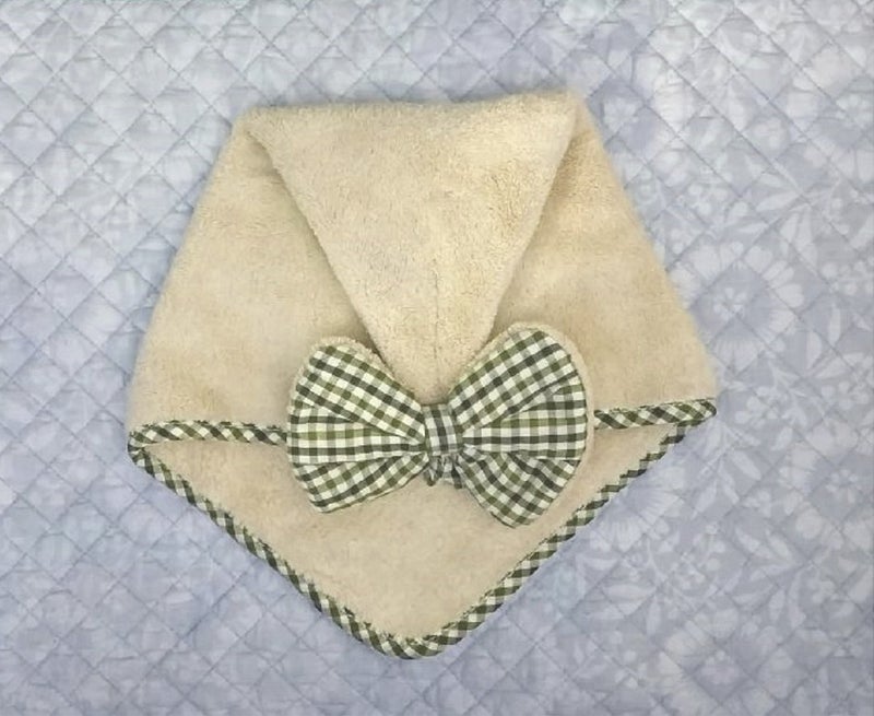 Magnusdeal Cartoon Hanging Hand Towel for Home Kitchen Bathroom Office Microfiber Absorbent Cute Cartoon Expression Hand Towel for Kitchen and Bathroom (1 Pc) (Tie, Beige) - Image 1