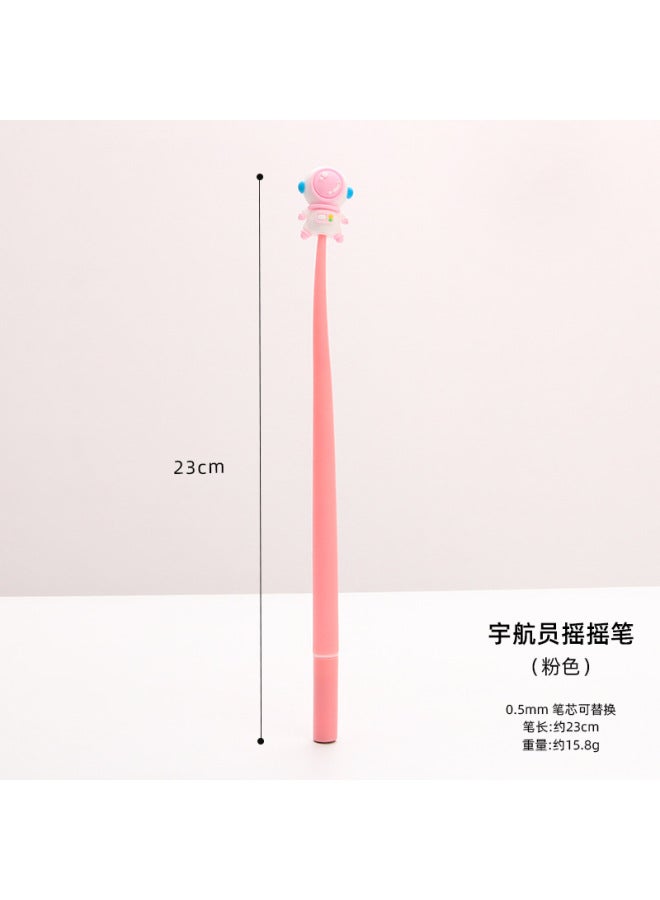 HELPS Creative Astronaut Soft Silicone Gel Pen For Primary School Students Cute Shake Pen Cartoon Shake Pen Learning Stationery Gifts - Image 1