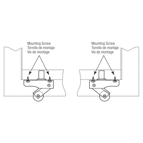 Prime-Line رولر باب الشاشة من نايلون Prime-Line B 701 1 إنش، لأبواب باي ميلز (عبوة 2) - Image 3