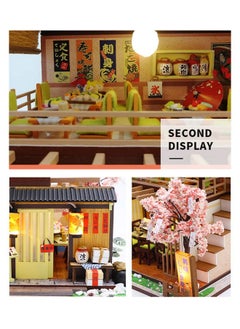 Flever Flever Dollhouse Miniature DIY House Kit Creative Room with Furniture for Romantic Valentine's Gift (Gibon Sushi)  - Image 5