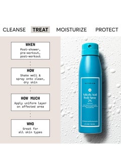 NATURIUM Salicylic Acid Body Spray 2%, Blemish-Fighting & Pore Treatment, With Niacinamide Plus Encapsulated Salicylic Acid, 4 Oz  - Image 2