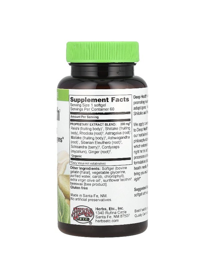 Herbs Etc., Deep Health®, 60 Softgels (Packaging may vary) - Image 2