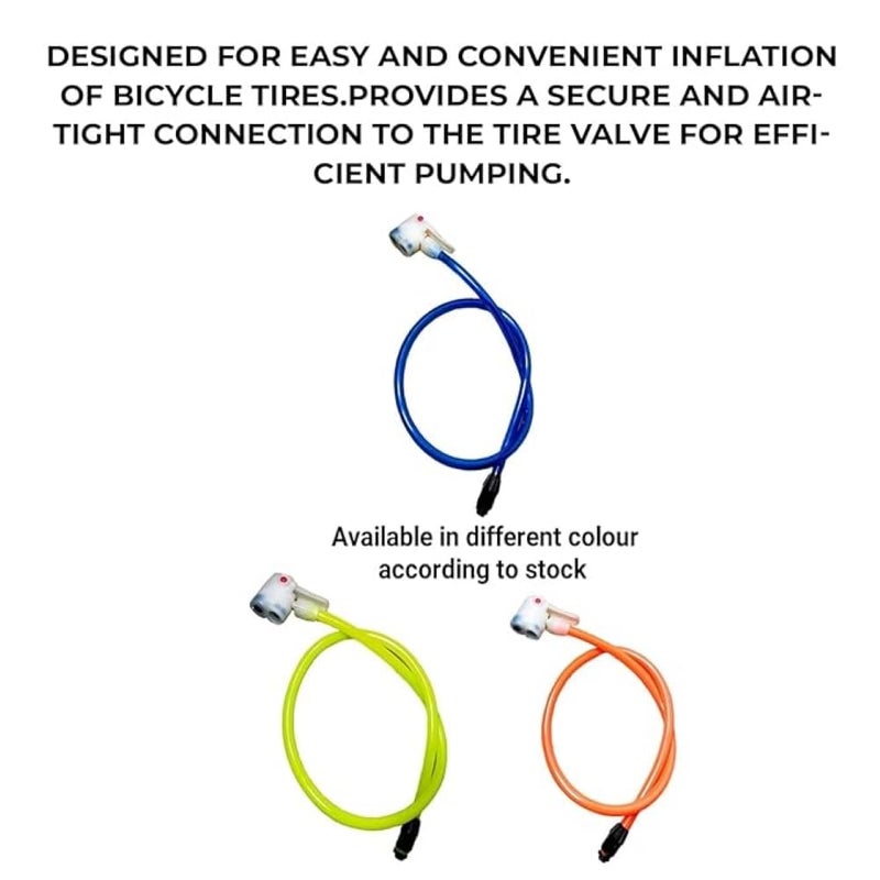 CYIDER Multifuntional Strong Material(Setof 2),Heavy Rubber,Cycle Pump Connection Pipe(Cycle Pump Accessories),Available in (AS PER Stock) (Rubber 01) - Image 3
