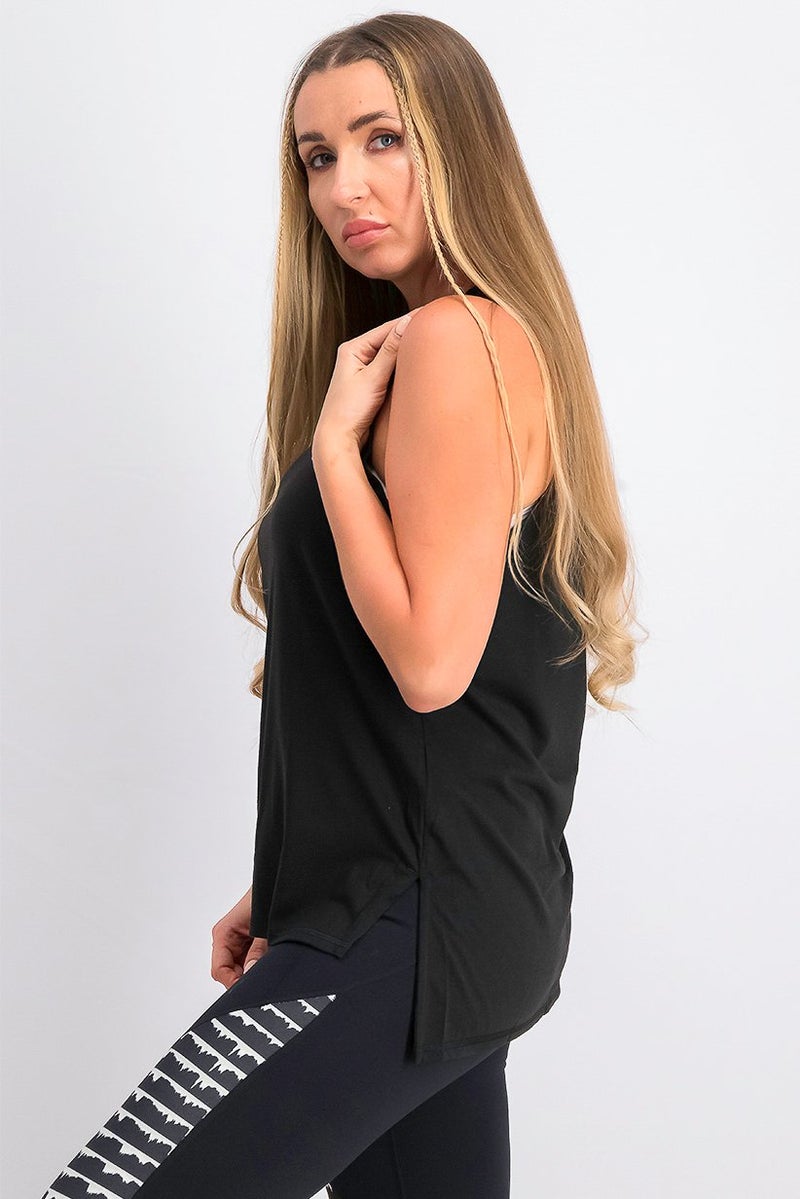 PUMA Women Train Mesh Panel Tank, Black - Image 3