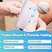 LotFancy 14 Patches Hydrocolloid Bandages 2x2 Ultra Thin Small Hydrocolloid Gel Wound Dressing Waterproof Adhesive Pad for Blister Bed Sore Burn Acne Pressure Ulcer Healing Care - Image 4
