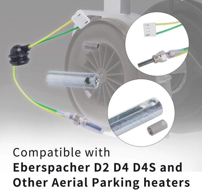 Getfarway 12V Glow Plug for Air Diesel Parking Heater with Removal Tool and Strainer Screen - Image 3