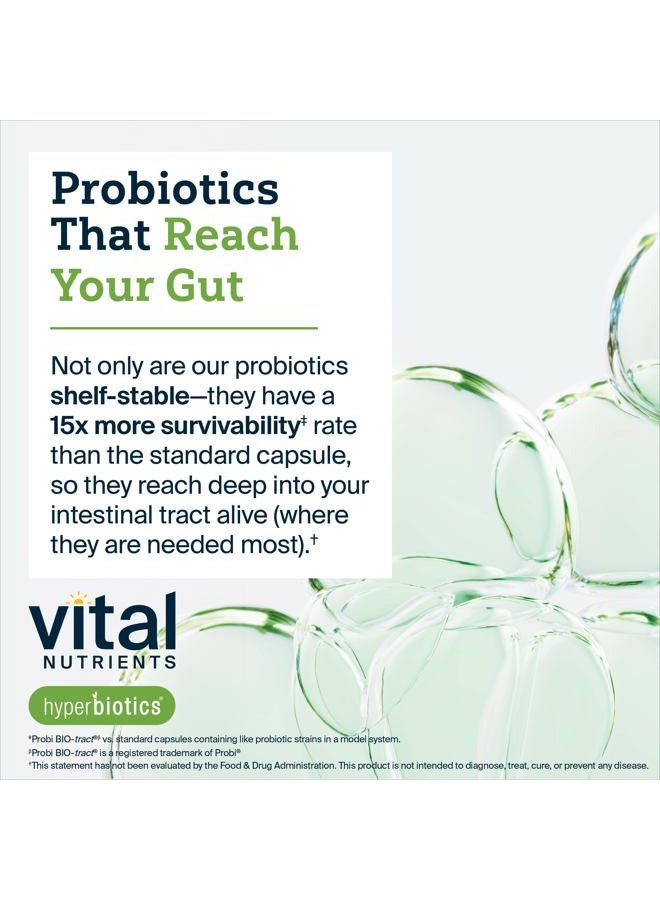 Hyperbiotics Vital Nutrients Pro-15 Prebiotics and Probiotics for Women and Men | 15 Science Backed Strains | Supports Occasional Constipation, Diarrhea, Gas & Bloating | 30 Vegan Time Release Pearls - Image 5