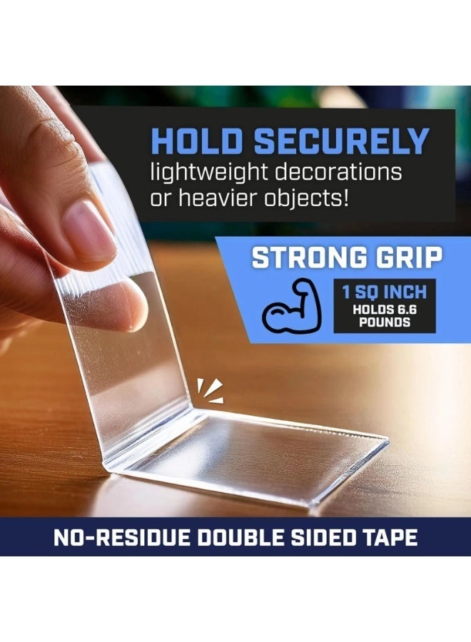 adamx High-Viscosity Double Sided Adhesive Tape – Perfect for Carpet Leather, Wall and Floor Fixing Extra Strong Ideal for Office, Home School and Gift Wrapping - Image 4