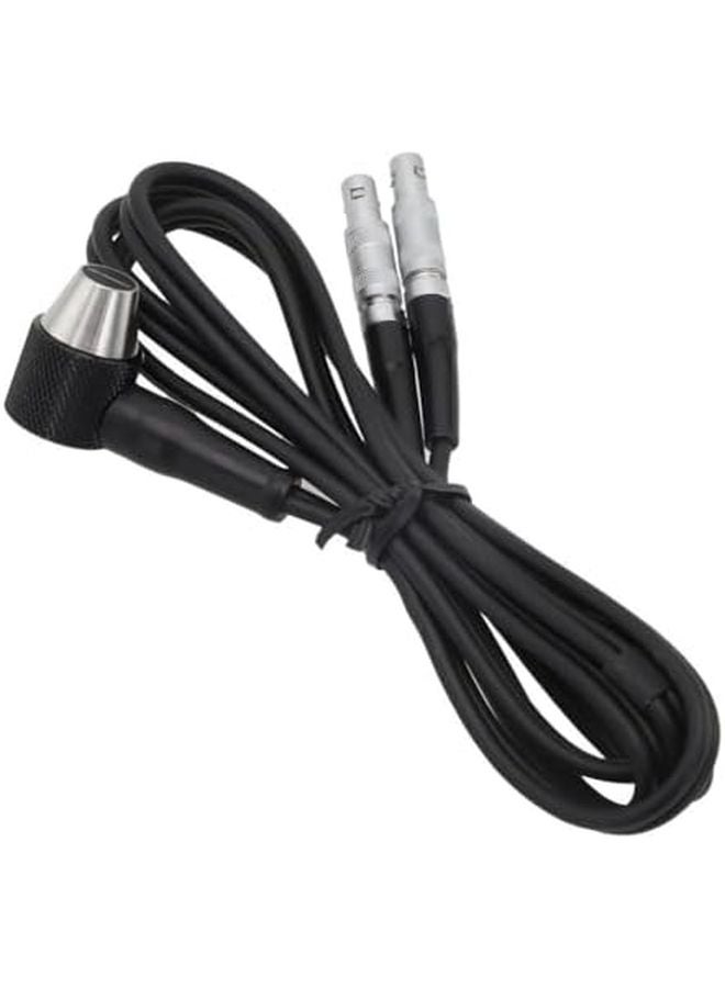 مسبار مقياس السماكة الرقمي 5 ميجاهرتز مع محول كابل معدني بقطر 10 مم - Image 3