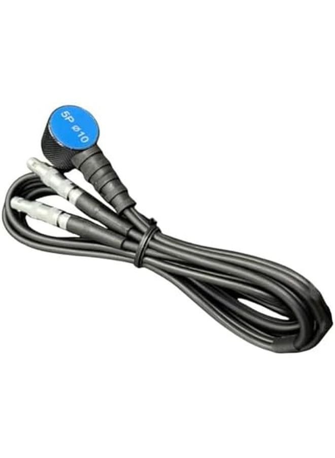 مسبار مقياس السماكة الرقمي 5 ميجاهرتز مع محول كابل معدني بقطر 10 مم - Image 4