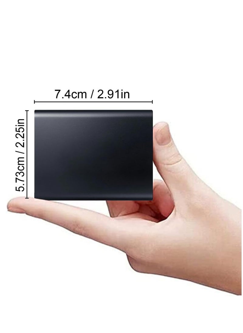 External Hard Drive 6TB, SSD Drives, Portable Solid State Data Storage Drive, Computer Backup with USB 3.0 (3.1) Type-C Support for PC Desktops Laptop Compatible XS Windows