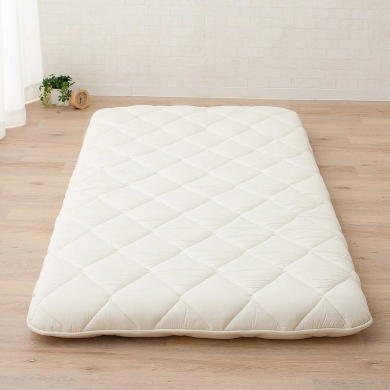 EMOOR EMOOR Japanese Futon Mattress CLASSE Twin 39x79in Made in Japan White Foldable Floor Sleeping Bed Tatami Mat 