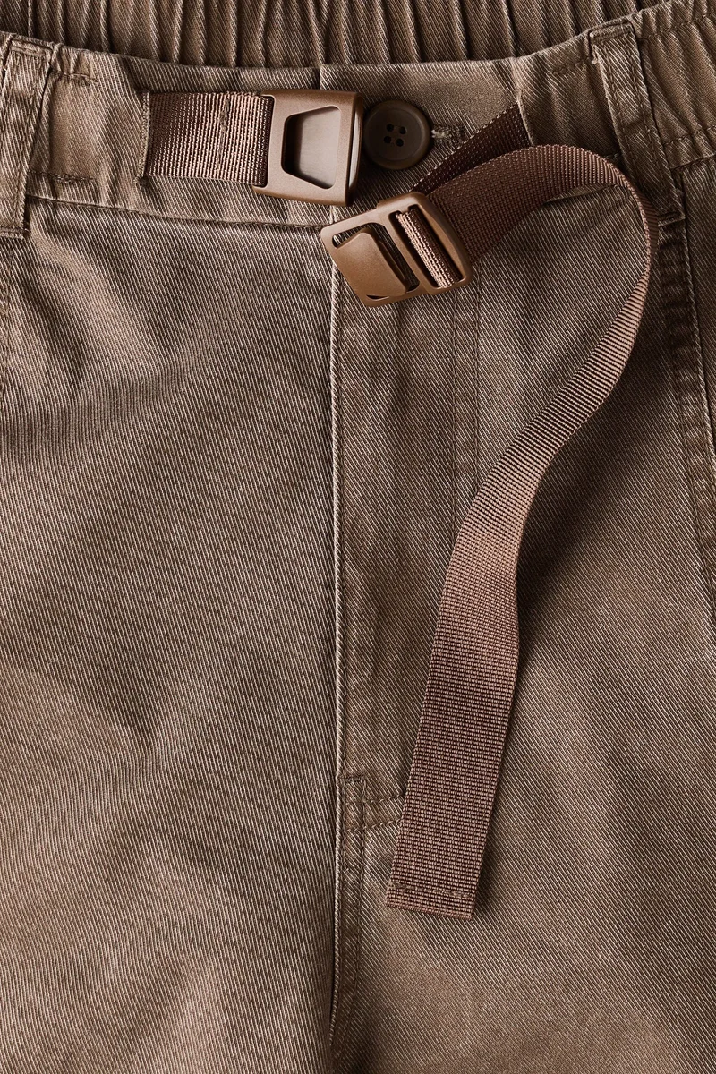 H&M  Loose Fit Belted cotton utility shorts for Men | Best Price UAE