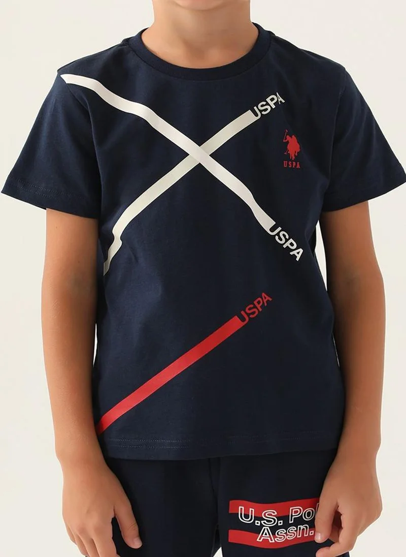U.S. Polo Assn. U.S. Polo Assn. Boys Navy Bermuda Set