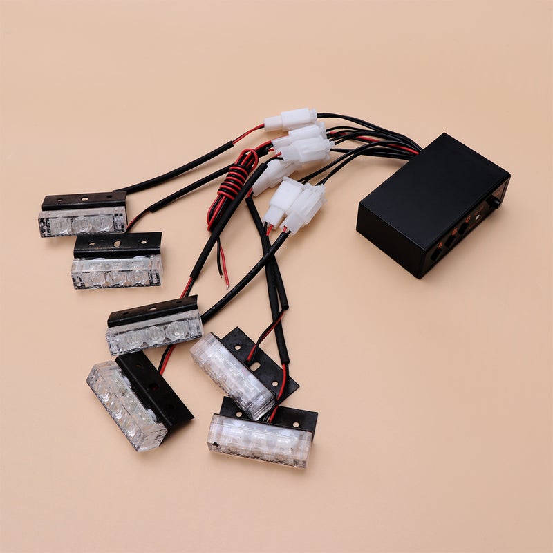 18 Strobe Flash Warning Light Firemen Emergency High Power (Red Light) - Image 3