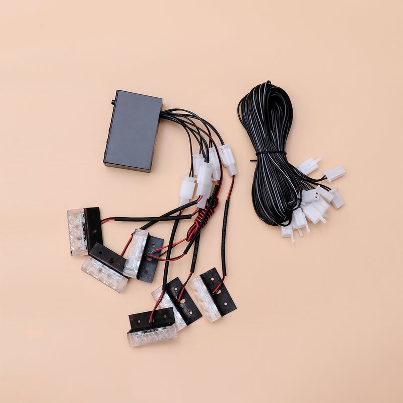 18 Strobe Flash Warning Light Firemen Emergency High Power (Red Light) - Image 5
