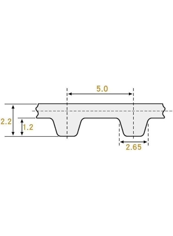 T5 1075mm Steel Wire Closed Loop PU Timing Belt Width 30mm For 3D Printer - Image 4