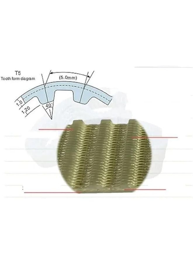 T5 1075mm Steel Wire Closed Loop PU Timing Belt Width 30mm For 3D Printer - Image 3
