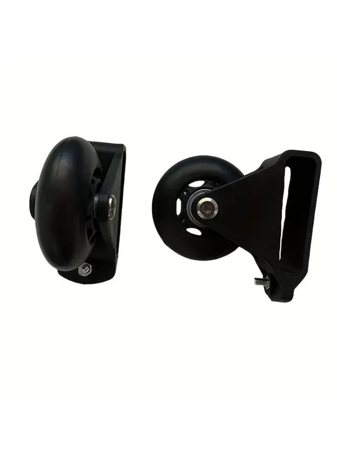 2pcs Heavy Duty Telescoping Ladder Wheels With Non Slip Caps Adjustable Height - Image 3