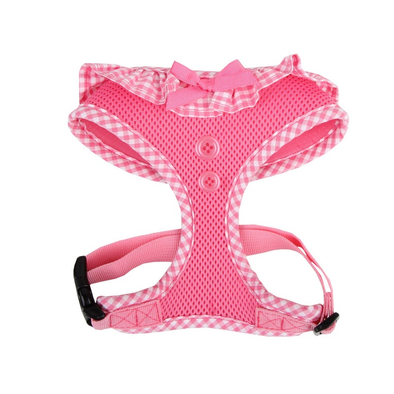 PUPPIA Authentic Puppia Vivien Harness, Pink, Large - Image 1