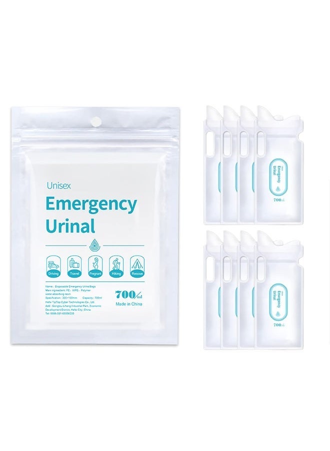 Bukela Emergency Urine Bags – English Version, 2 Packs (8 Bags per Pack), Portable Urinal for Travel - Image 1