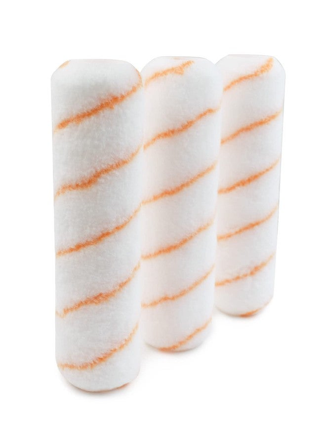 ROLLINGDOG Paint Roller Sleeves 9 Inch - 1/2 Nap Lint Free Polyester for Semi Smooth Wall Painting (Pack of 3) - Image 1