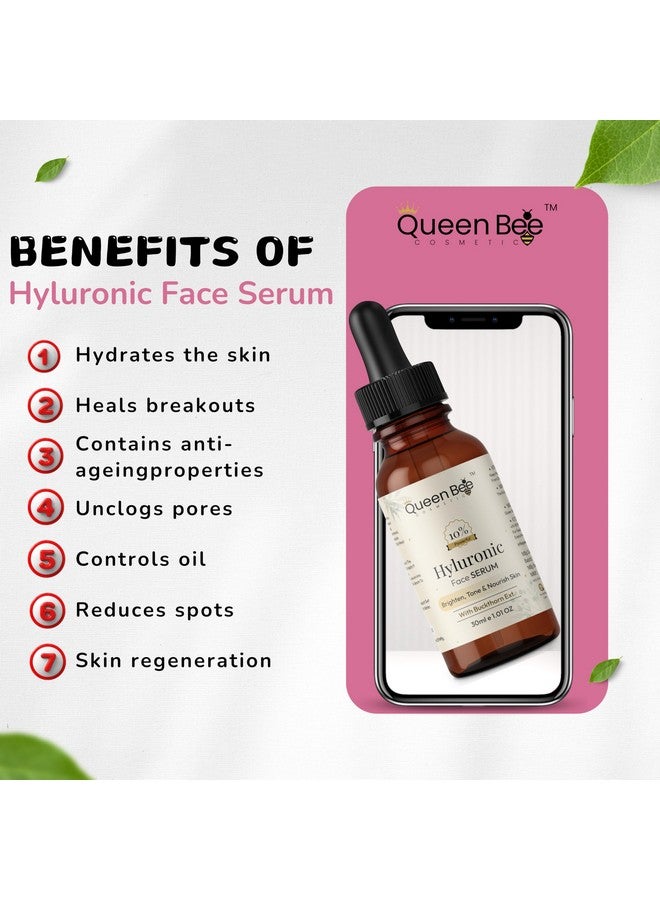 Queen Bee QueenBee Present Buckthorn Extract & Vitamin E Made Hyluronic Face Serum For All Skin Types Remove Fine Lines And Wrinkles - Image 3