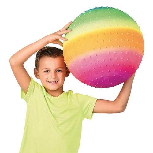 U.S. Toy 18" Rainbow Playground Ball (1ct) - Image 1