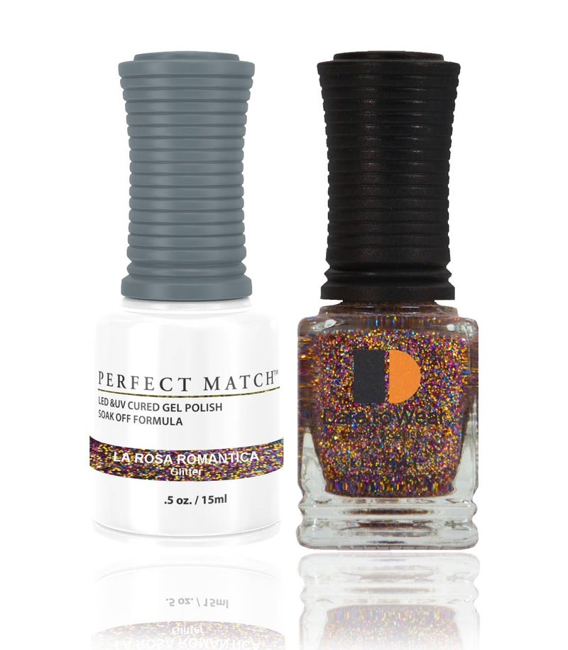 Lechat Perfect Match Gel Nail Polish 15ml Soak Off Long Lasting High Shine UV LED Gel Non Toxic Easy Application Wide Color Range for Manicure and Pedicure La Rosa Romantica PMS55