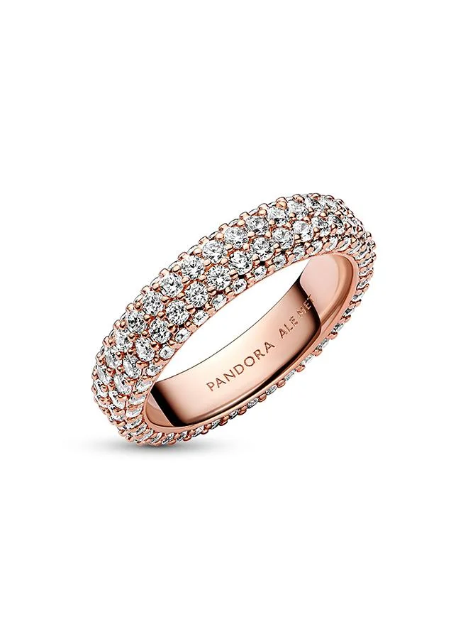 باندورا Pandora Timeless Pavé Double-row Ring