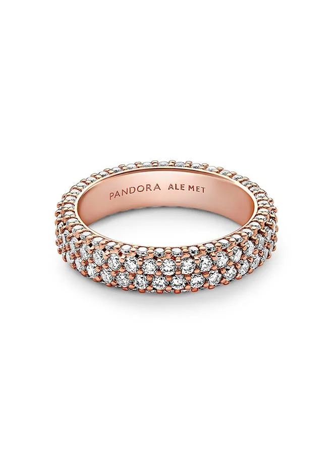 باندورا Pandora Timeless Pavé Double-row Ring