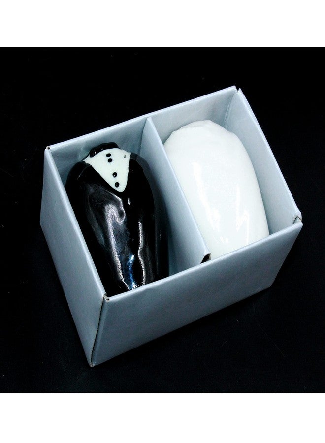 Jades : Bride & Groom Salt & Pepper Shaker Set (B - Set of 6) - Image 4