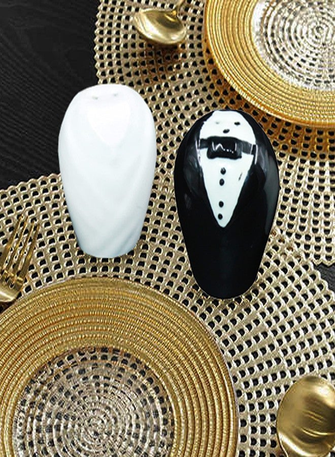 Jades : Bride & Groom Salt & Pepper Shaker Set (B - Set of 6) - Image 1
