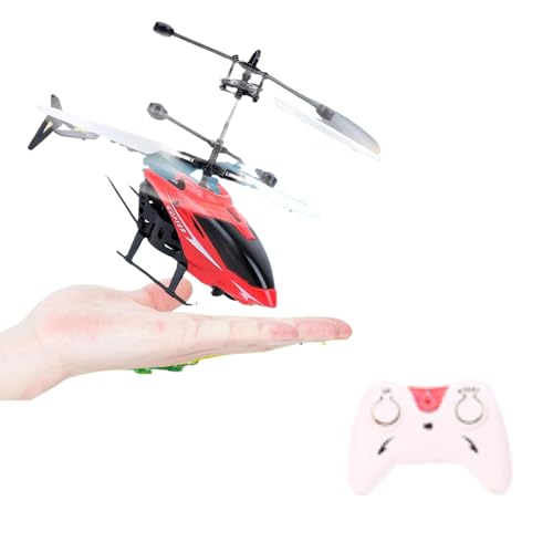 VRION® Helicopteer for 6 + Years Boys Indoor and Outdoor Helicopteer, Palm Sensing Helicopteer with led Lights Birthday,Chiristmas,Xmas Gifts(Pack of 1) (RED.) - Image 5