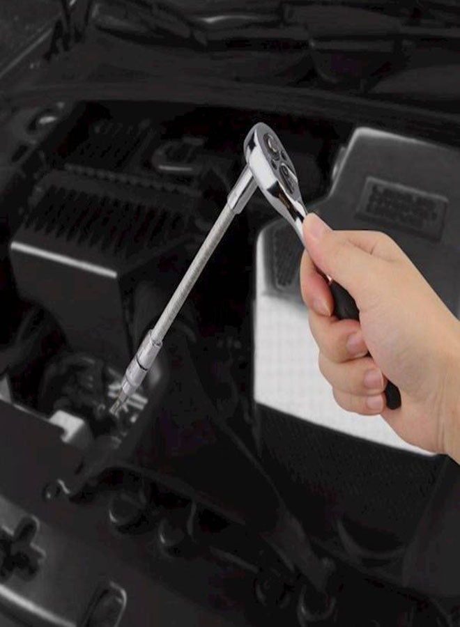 RollsTimi  46-Piece Wrench Combination Tools Kit For Auto Repairing Silver - Image 4