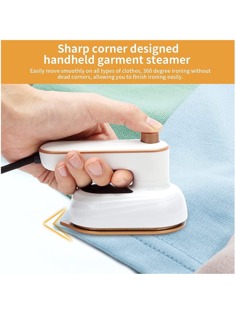Portable Mini Iron, Handheld Steamer Iron for Clothes, 180°rotatable Professional Garment Steamer, Mini Handheld Iron Support Dry and Wet Ironing for Home Business Travel  - Image 5