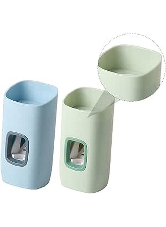 Wall Mounted Toothpaste Squeezer Dispenser Pp Holder Space Efficient No Punch Design For Child And Adult Use - Image 1