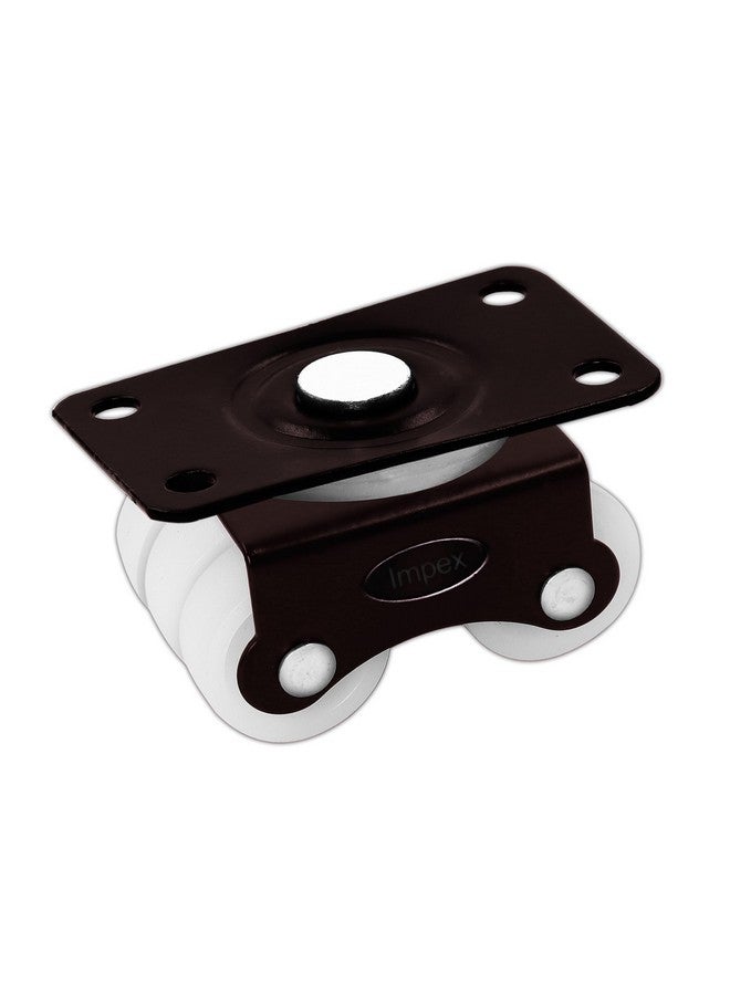 IMPEX Six Wheel Castor - Heavy Duty 400Kg Load Capacity REVOLVING Six Wheel Caster for Shopping Trolley, Furniture Table & Other equipment (Set of 4) - Image 1