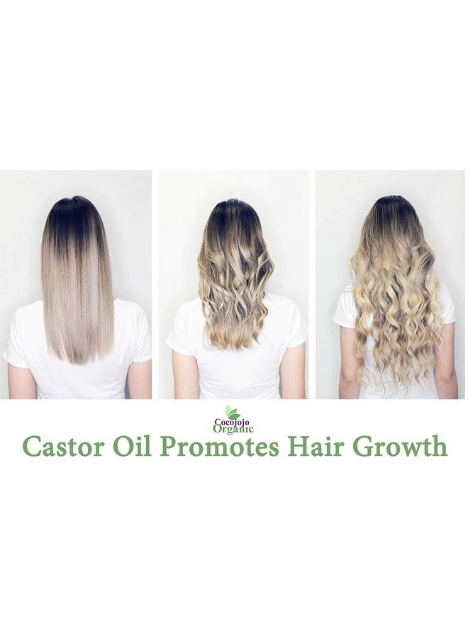 Dr Joe Lab - Organic Castor Oil Bulk 32 Oz 100% Pure Usda Certified Organic Hexane Free Non Gmo Castor Bean Carrier Oil Ricinus Communis Moisturizing Hydrating Hair Skin Face Body Nails Locs Lashes Eyebrows - Image 1