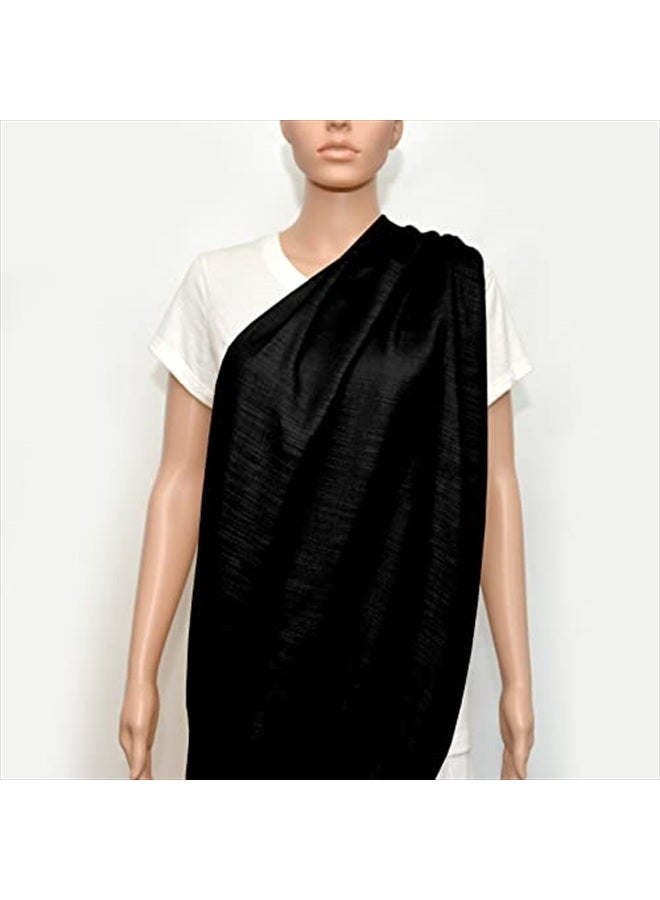 Infinity Breastfeeding Scarf & Nursing Cover & Infinity Scarf (Black)  - Image 3