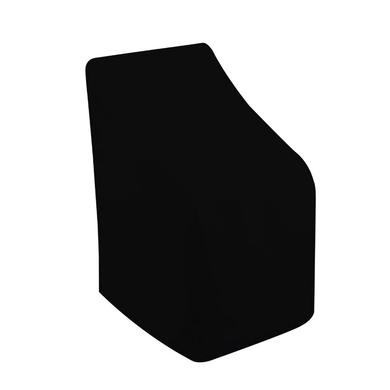 KHOOBREZ Polyester Waterproof Indoor And Outdoor Chair Cover Chc Black - Image 1